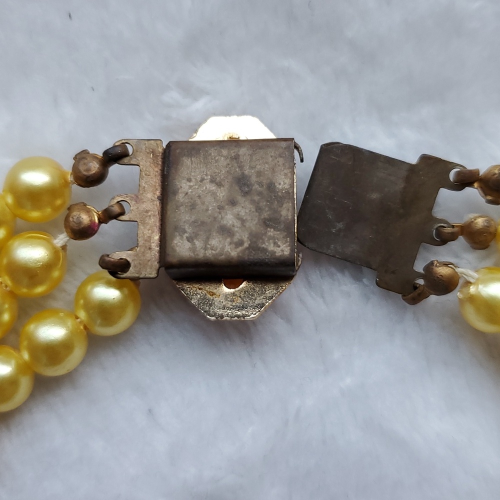 Vintage MCM Multi-Strand Chunky Statement Beaded Necklace - Picture 10 of 12